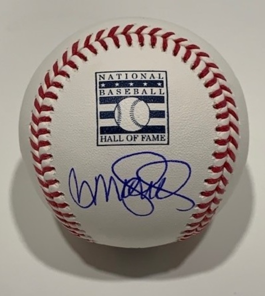 Ryne Sandberg Autographed HOF Logo Baseball MLB Auctions