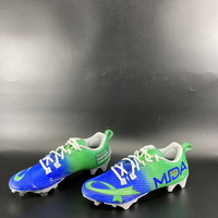 MCMC - Panthers Raheem Blacksheer Custom Cleats 2024 Season Size 10.5 Be...