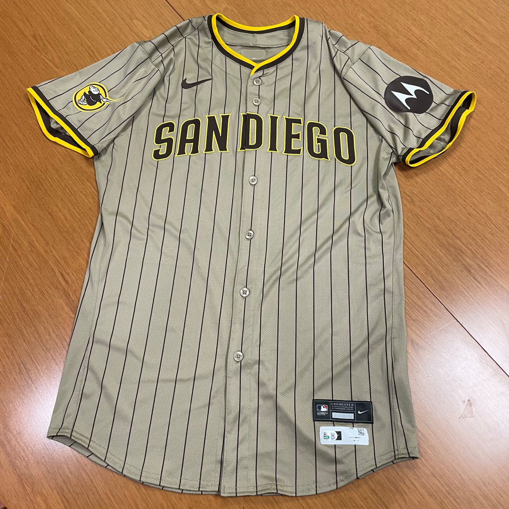 Ha-Seong Kim 2024 Road Alternate Tan Team-Issued Padres Jersey