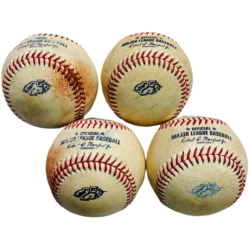 Game Used 25th Anniversary Baseball Cycle Package: George