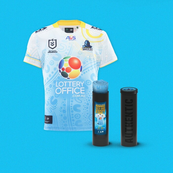 NRL #4 2025 Gold Coast Titans Indigenous Jersey