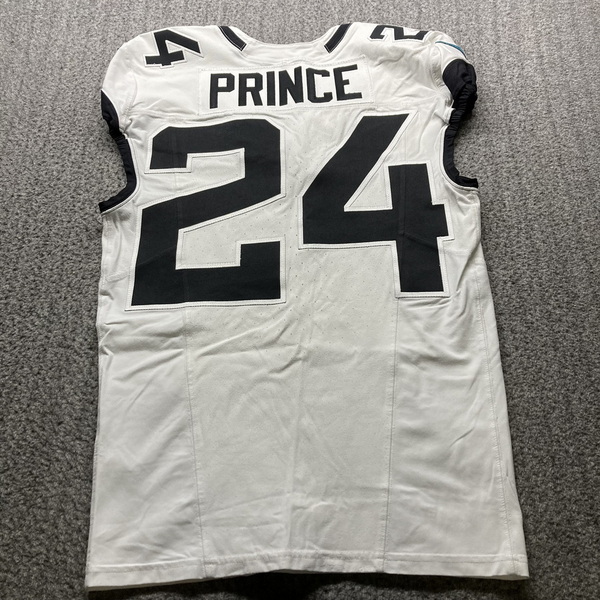 London Games - Jaguars De'Antre Prince Game Used Jersey (10/13/24) Size ...