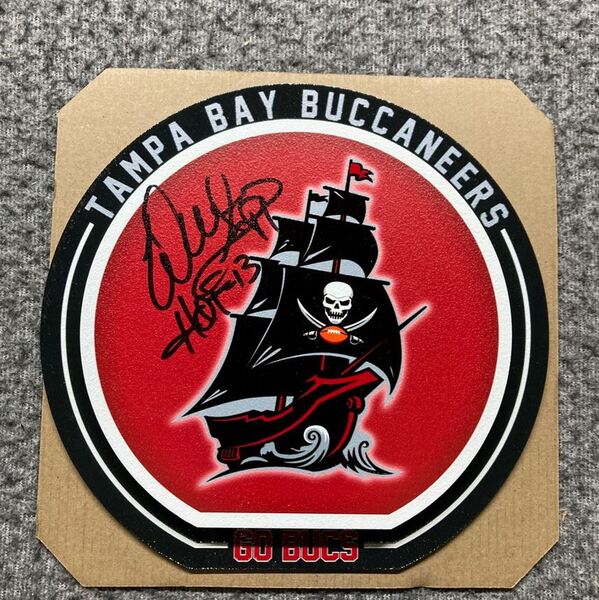 HOF - Buccaneers Warren Sapp Signed Small Hex Head