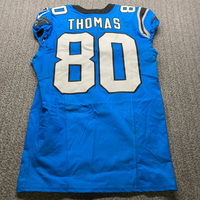 Munich Games - Panthers Ian Thomas Game Worn Jersey (11/10/2024) Size 44...