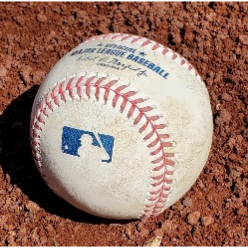 Photo of 2021 Phillies Game-Used Baseball - Jacob deGrom RBI Single (First RBI of Season)