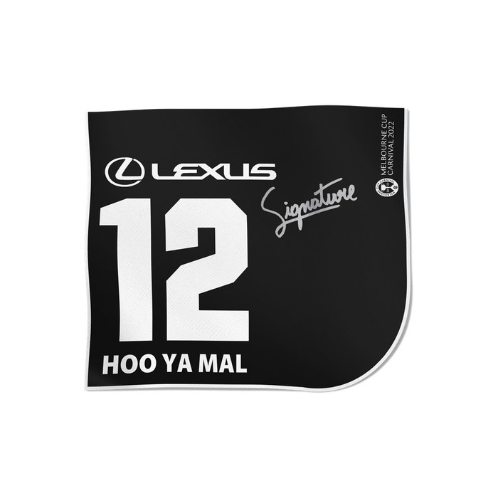 Hoo Ya Mal - Craig Williams Signed Melbourne Cup Saddlecloth