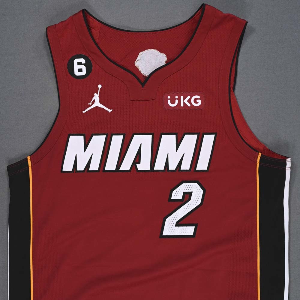 Gabe Vincent Miami Heat GameWorn Statement Edition Jersey 2023