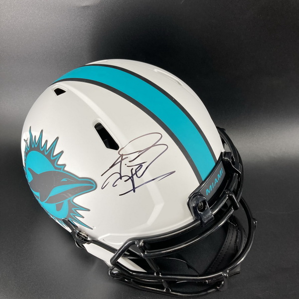 Dolphins - Tua Tagovailoa Signed Authentic Lunar Eclipse Speed Helmet