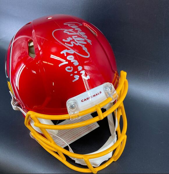 HOF - Cardinals Aeneas Williams Signed Authentic Flash Speed Helmet