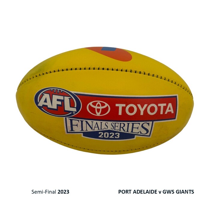 Photo of 2023 Port Adelaide v GWS Semi Final Match-Used Ball