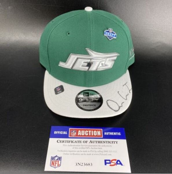 NFL - Jets Omar Cooper Jr. Signed Hat With 2026 Draft Pin