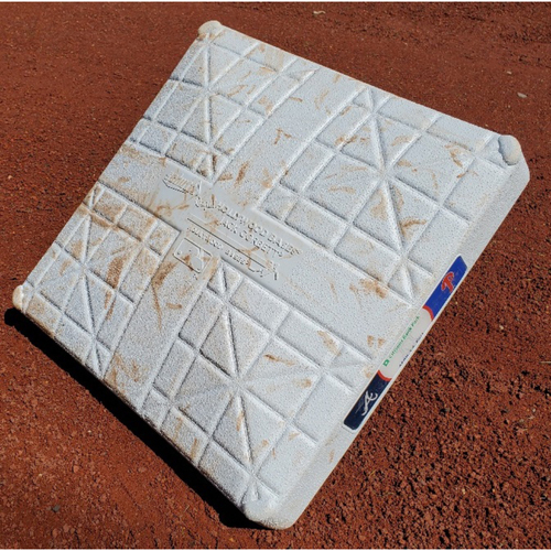 Photo of 2021 Phillies Game-Used 2nd Base - Ian Anderson 1st Career Base it (Double)