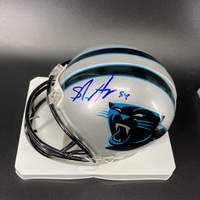 Panthers - Shaq Thompson Signed Mini Helmet