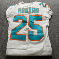 London Games - Dolphins Xavien Howard Game Issued Jersey 2021 Season Siz...