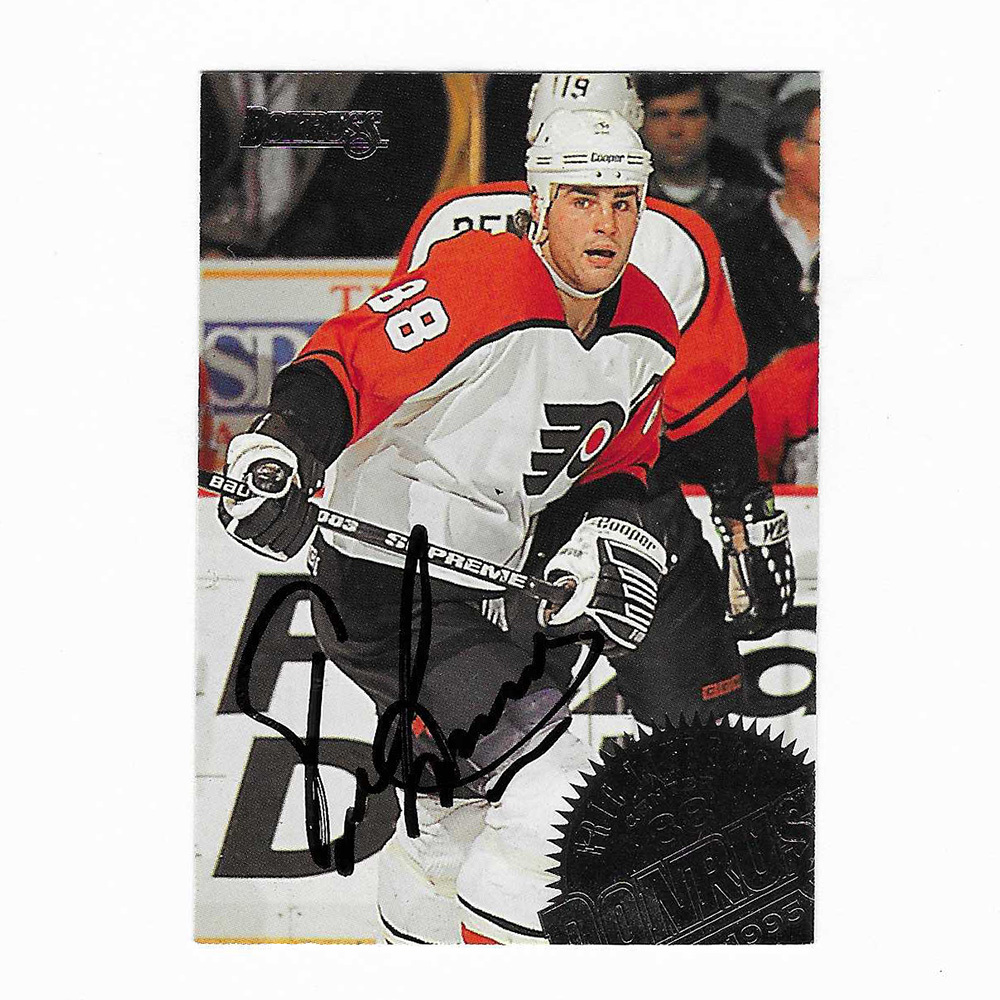 Eric Lindros Autographed 1994-95 Donruss Hockey Card