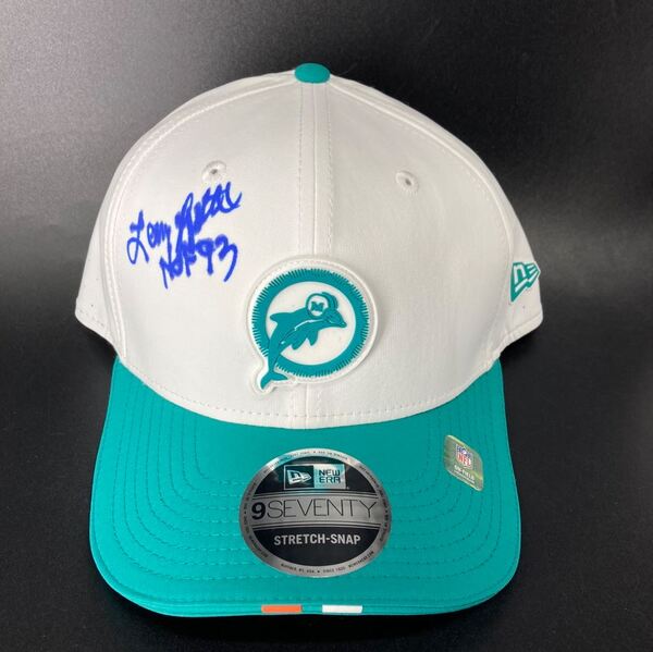 HOF - Dolphins Larry Little Signed Hat