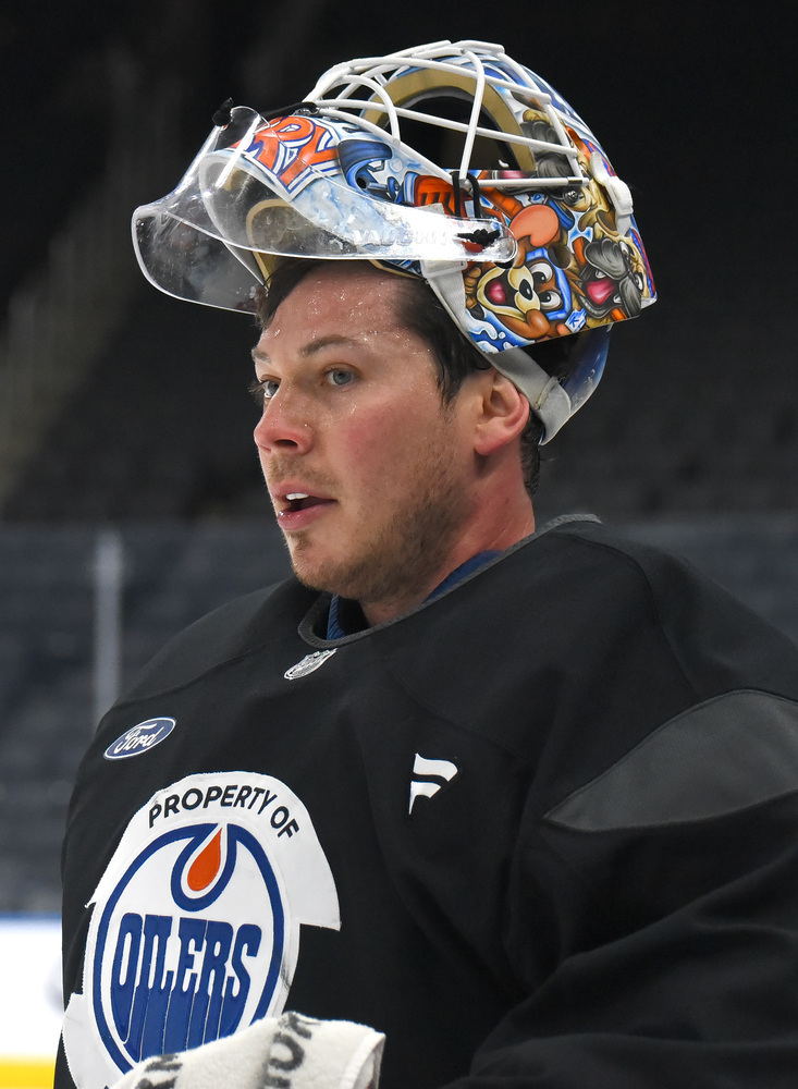 Tristan Jarry #35 - Edmonton Oilers Shirts Off Our Backs Meet & Greet Opportunity - Includes On-Ice Photo, Autographed Jersey & 2 Tickets to Jan 24th Game vs Washington Capitals!