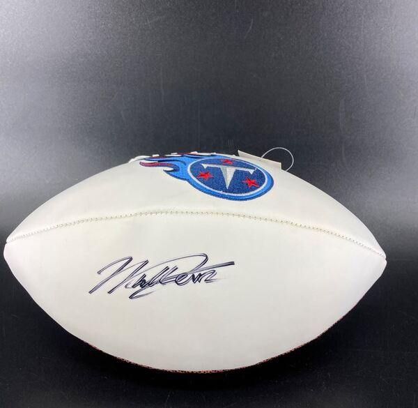 Titans - Will Levis Signed Panel Ball with Titans Logo (Not Authenticated)