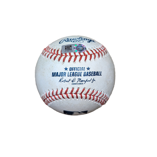 Photo of Justin Crawford: Game-Used Baseball - Double - 8/16/2026: Philadelphia Phillies at Minnesota Twins