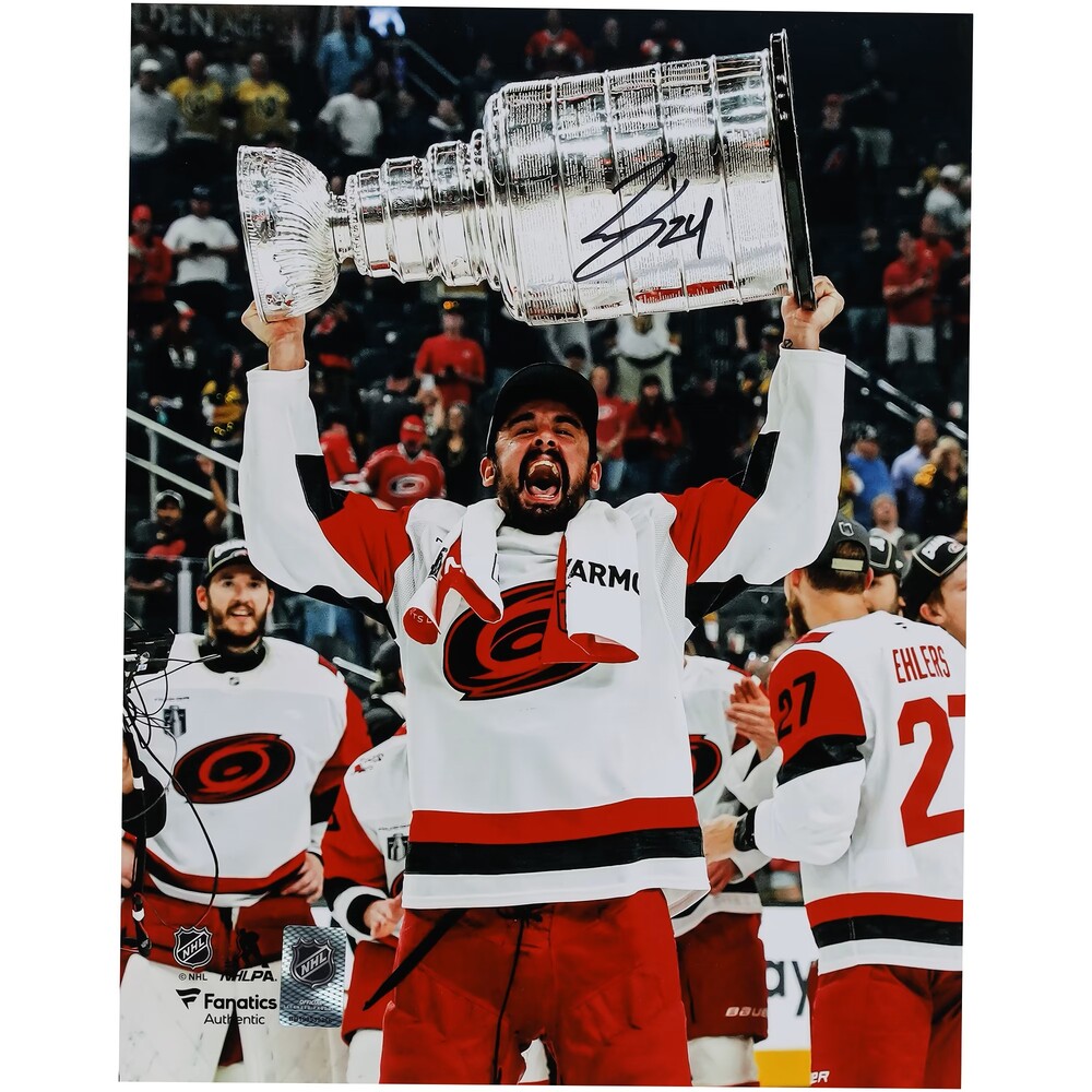 Seth Jarvis Carolina Hurricanes Autographed 11