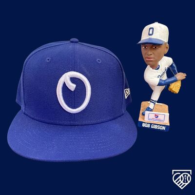 Omaha Bob Gibson Bobblehead and Cap Pack
