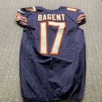 London Games - Bears Tyson Bagent Game Used Jersey (10/13/24) Size 42
