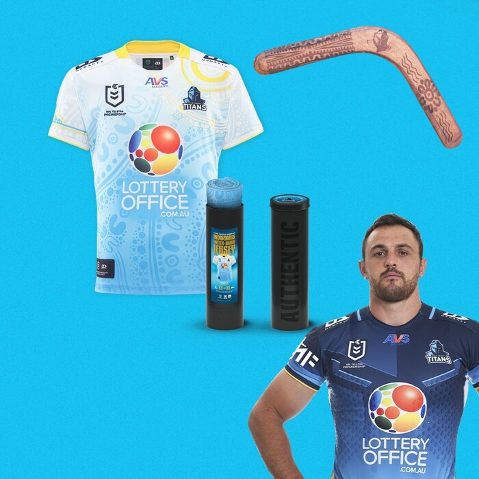 Photo of NRL #10 2025 Gold Coast Titans Indigenous Jersey