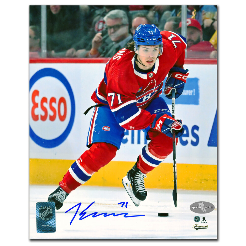 Jake Evans Autographed Montreal Canadiens 8x10 Photo · On the Rush