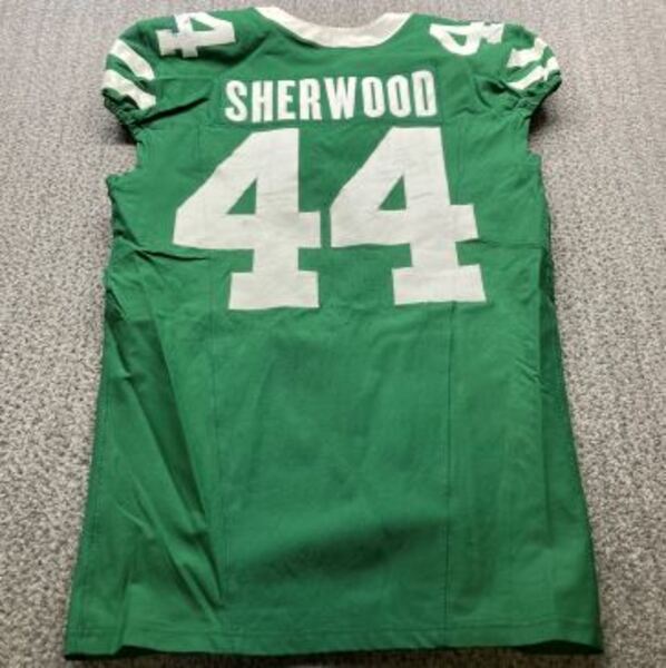 London Games - Jets Jamien Sherwood Game Worn Jersey (10/12/2025) Size 4...