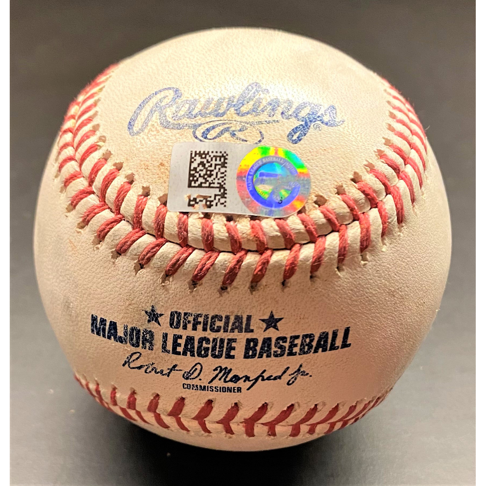 2021 Opening Day GameUsed Baseball Jeimer Candelario Detroit Tigers