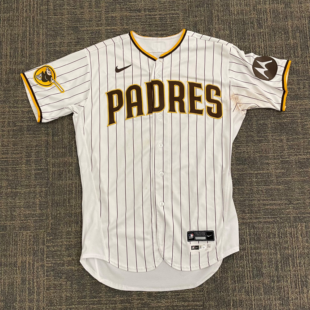 2023 Ha-Seong Kim Game-Used Home White Jersey Used in 8 Games; MLB