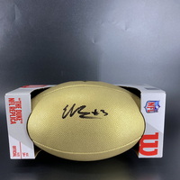 NFL - Fresno State Erik Brooks Signed Gold Duke