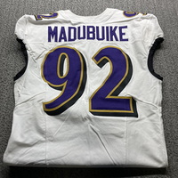 London Games - Ravens Justin Madubuike Game Worn Jersey (10/15/23) Size 44