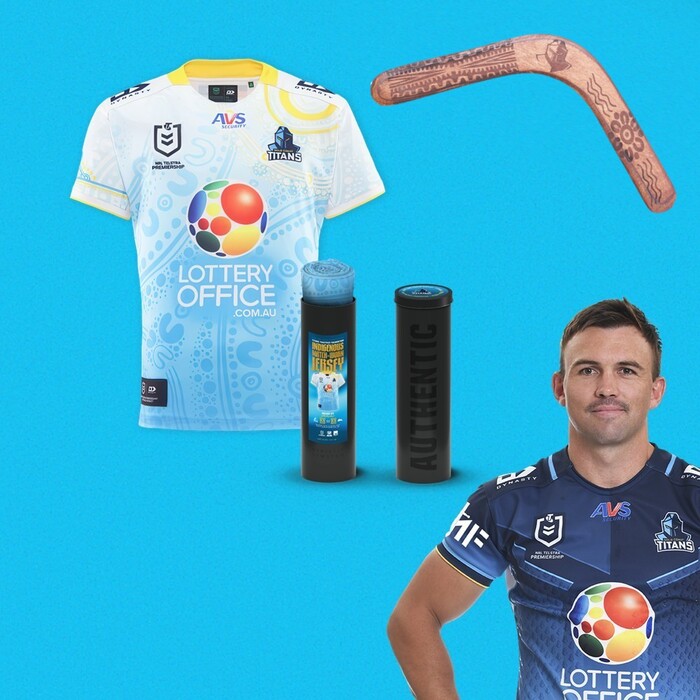 Photo of NRL #11 2025 Gold Coast Titans Indigenous Jersey
