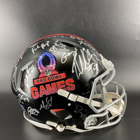 NFL - Multi Signed Authentic 2023 Pro Bowl Helmet Signed by Patrick Surt...