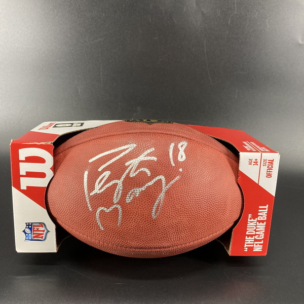 Legends - Colts Peyton Manning Signed Authentic Football