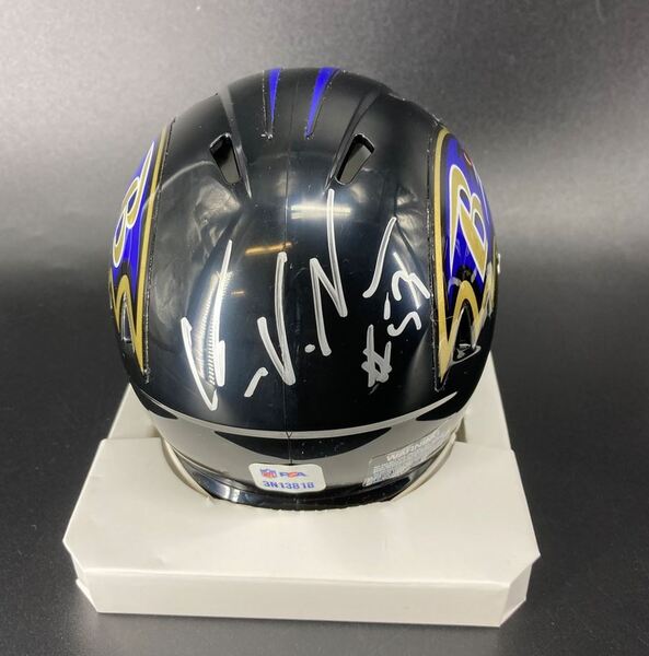 NFL - Ravens Kyle Van Noy Signed Mini Helmet