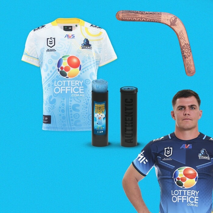 Photo of NRL #12 2025 Gold Coast Titans Indigenous Jersey