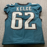 NFL - Eagles Jason Kelce Signed Authentic Jersey Size 42