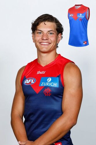 Photo of 2025 Melbourne Demons Clash Guernsey - Taj Woewodin #40