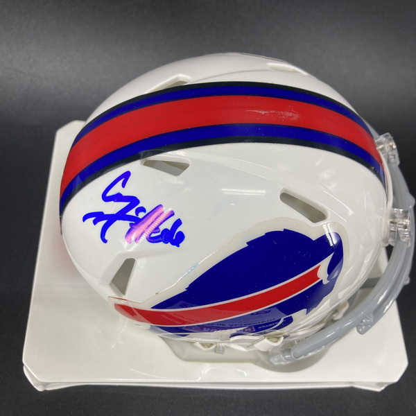 NFL - Bills Connor McGovern Signed Mini Helmet