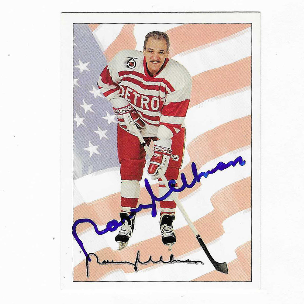 Norm Ullman Autographed 1991-92 Original 6 Hockey Card