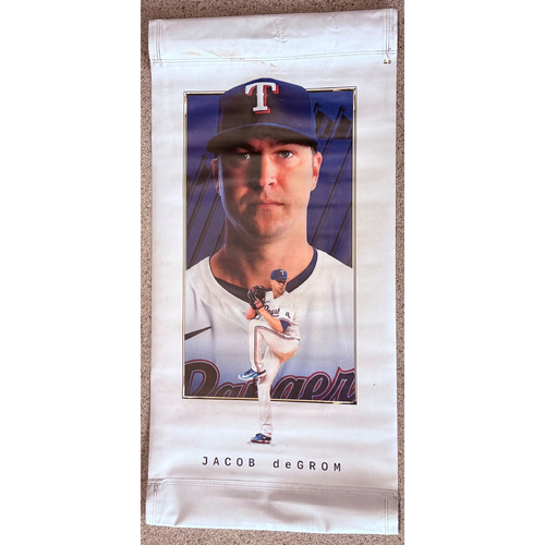 Photo of Jacob deGrom/Jon Gray Team-Issued Street Banner (MLB AUTHENTICATED)