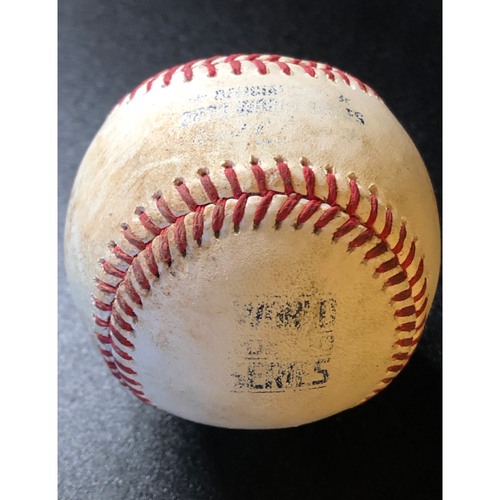 Game-Used Baseball - 2020 World Series - Los Angeles Dodgers vs. Tampa Bay Rays - Game 5 - Pitcher: Clayton Kershaw, Batters: Manuel Margot (Bunt Single), Hunter Renfroe (Ground Out) - Bot 2