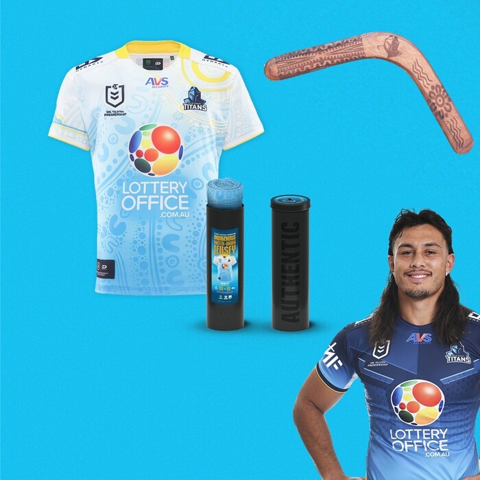Photo of NRL #13 2025 Gold Coast Titans Indigenous Jersey
