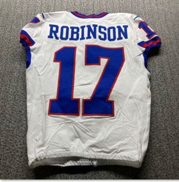 STS - Giants Wan'Dale Robinson Game Worn Jersey (11/16/2025) Size 38