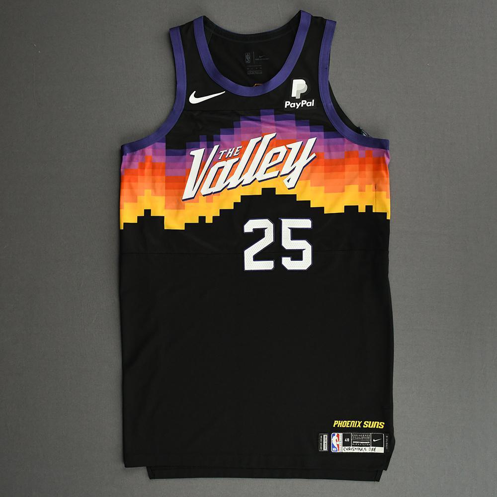 Mikal Bridges - Phoenix Suns - Game-Worn City Edition Jersey - Christmas  Day '21 - Worn 2 Games | NBA Auctions