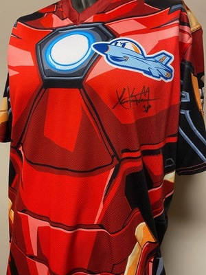 #38 Xavier Moore marvel game worn jersey