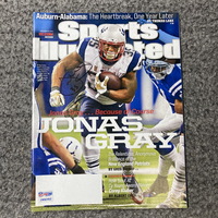 Patriots - Jonas Gray Signed Sports Illustrated Magazine
