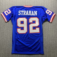 Legends - Giants Michael Strahan Signed Authentic Mitchell and Ness Jers...